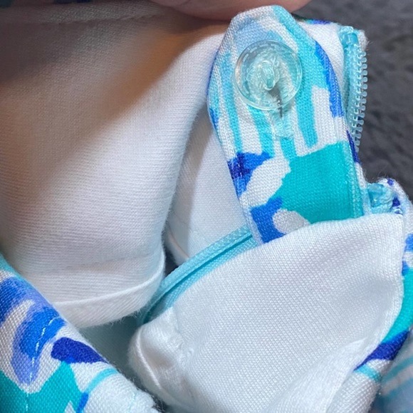 Lilly Pulitzer Sz 0 MARINA Bold Print Elephant Appeal Knit Shorts - Picture 7 of 9